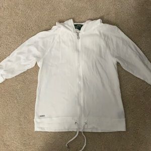 Lauren by Ralph Lauren active zip up hoodie
